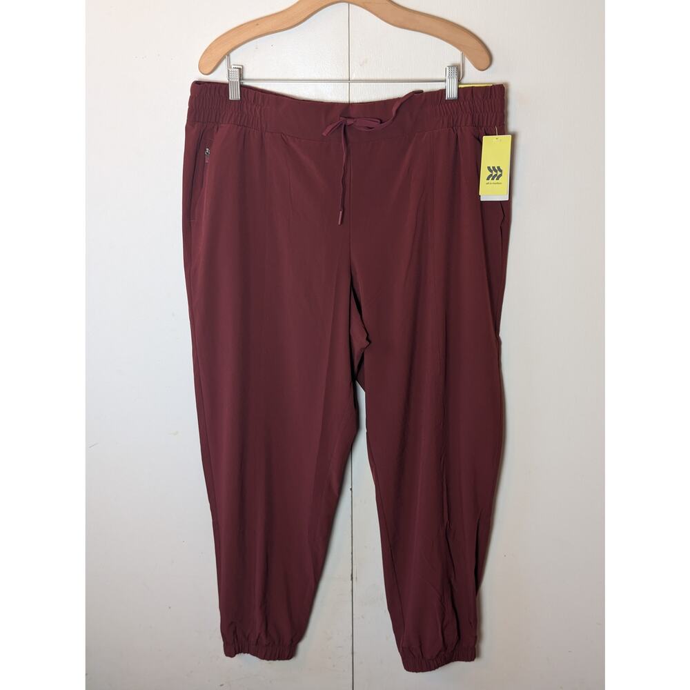 All In Motion Red Mid Rise Joggers XXL - Picture 13 of 13